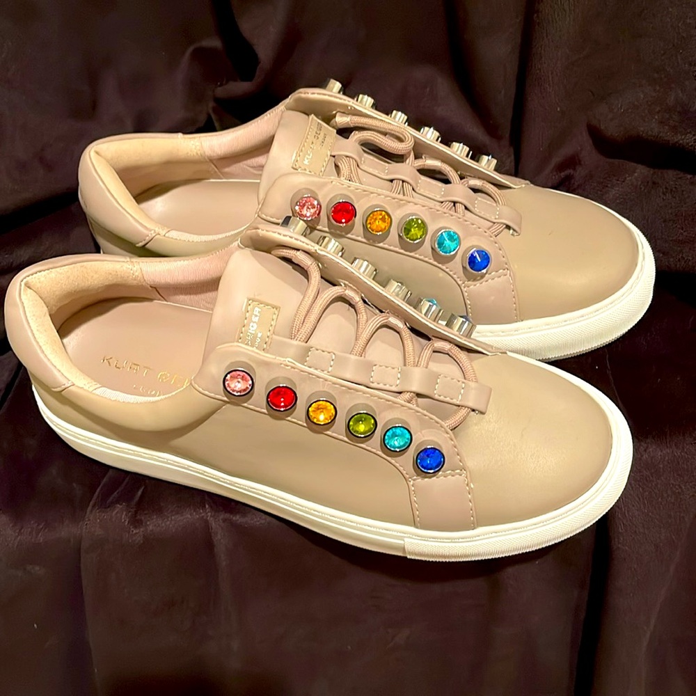 Kurt Geiger leather sneakers with jewels size 39